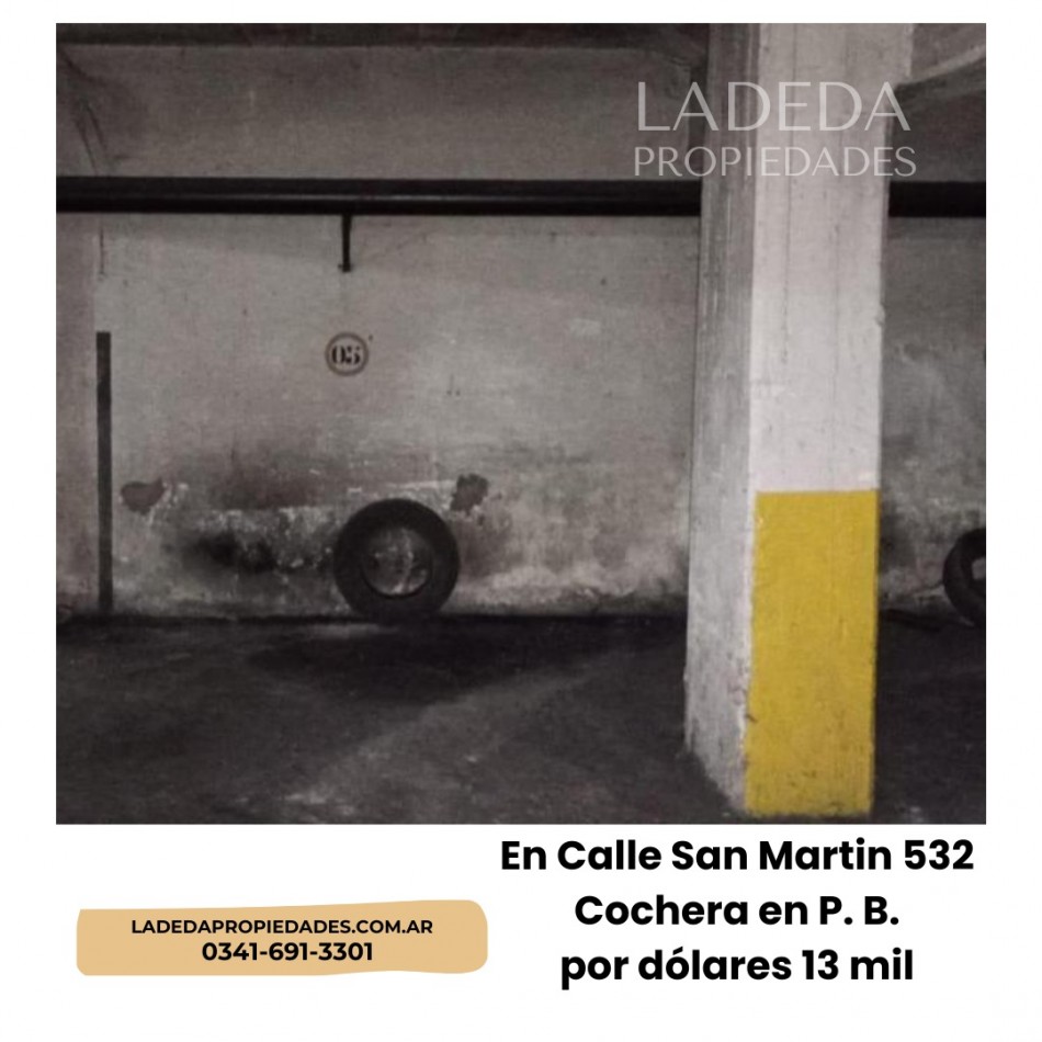 COCHERA EN CALLE SAN MARTIN 532