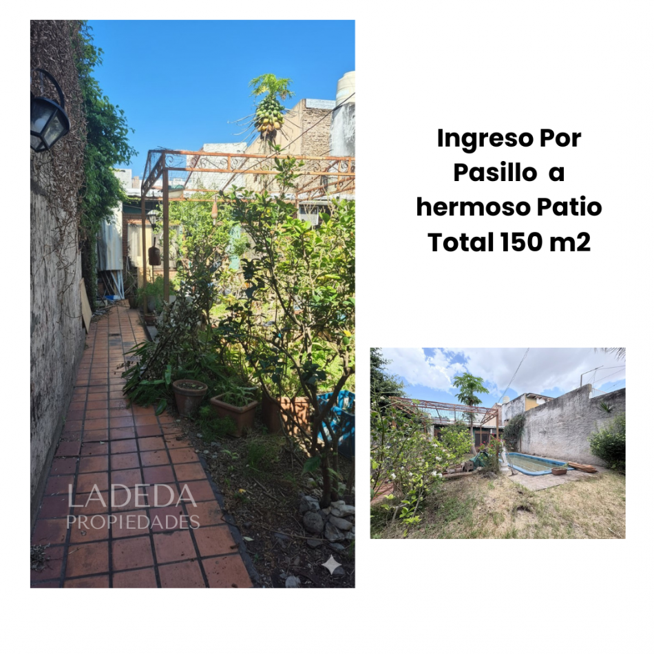 CASA DE PASILLO A 2 CUADRAS DE AV. STA. FE 4800