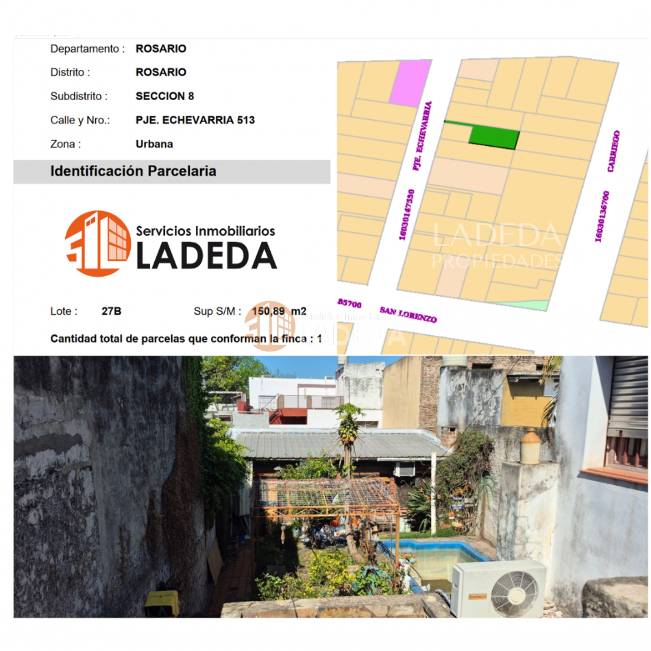 CASA DE PASILLO A 2 CUADRAS DE AV. STA. FE 4800