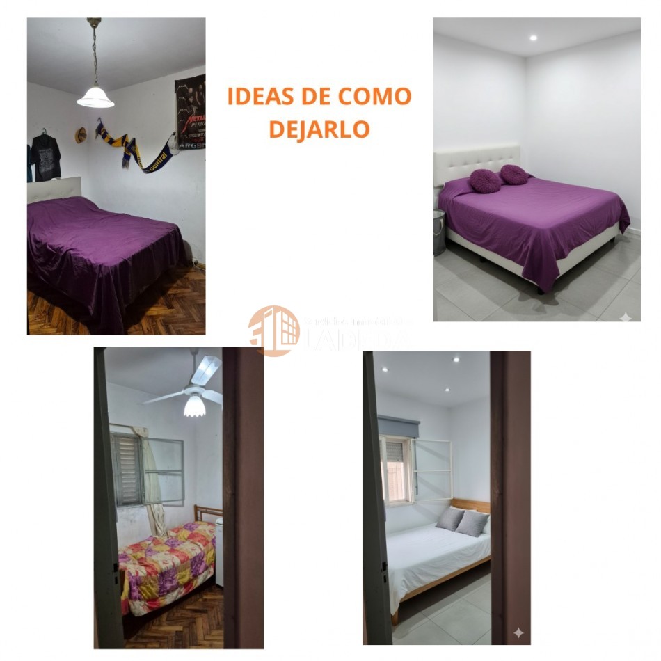 DEPARTAMENTO 2 DORMITORIOS CON PATIO CHICO