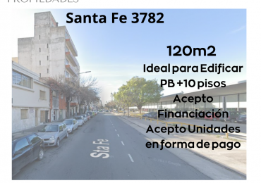 Lote para Edificar en Av. Santa Fe 3782