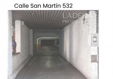 COCHERA EN CALLE SAN MARTIN 532