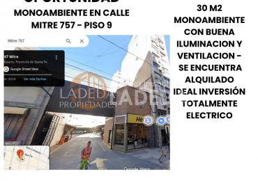 Monoambiente para invertir - Mitre 757